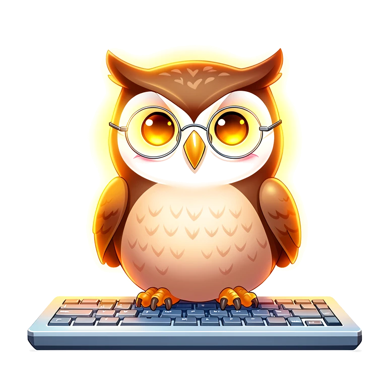 Bisht Bytes Owl Mascot